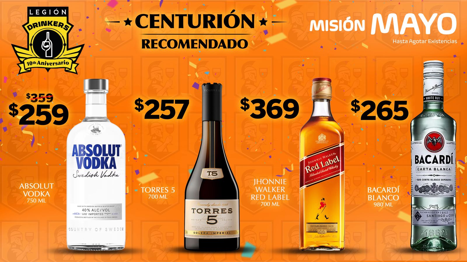 Promoción de Don Julio Blanco - Legión Drinkers