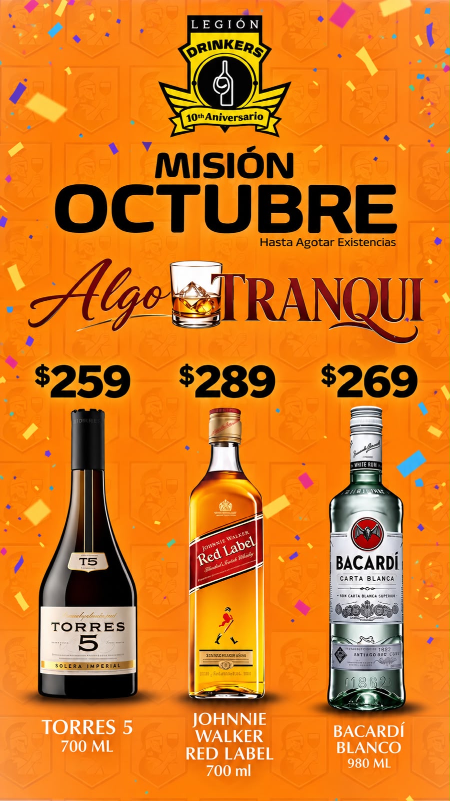 Promoción de Tequila Centenario Reposado y Tequila Centenario Plata (950 ml) - Legión Drinkers